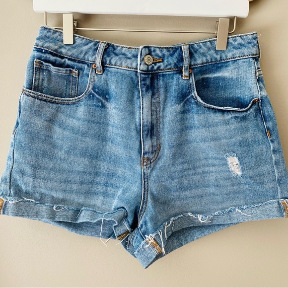 PacSun Mom Short Denim Shorts Blue Sz 29 - Picture 2 of 8